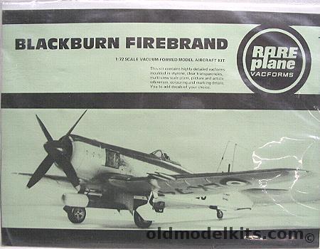 Rareplane 1/72 Blackburn Firebrand plastic model kit